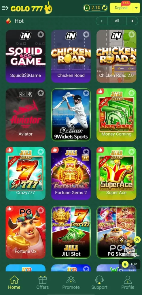 Golo777 Game
